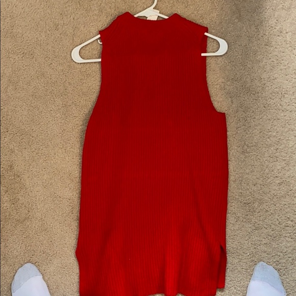 J. Crew sleeveless red sweater - Picture 3 of 4